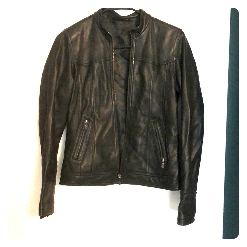 “Leather jacket”